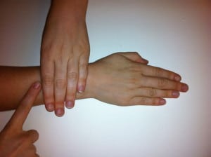 Acupressure for carpal tunnel syndrome - point SJ-6