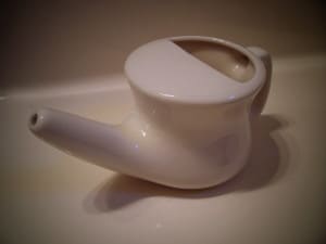 Natural remedies for cold and flu - neti pot